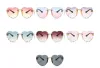 Lunettes de soleil sans serrage en forme de coeur Girls Kids Lunes sans cadre