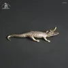 Figurines décoratines Copper Crocodile Mininature Mini DÉCORATIONS DE BURE DE BRAS