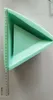 Baking Moulds Triangle-shape Wall Hanging Cement Flowerpot Silicone Mold Concrete Pot Molds For Home Decorations S9035