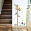 Figurines décoratines Cartons Mesure de hauteur Sticker mural pour enfants