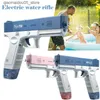 Plaza de arena Fun Bubble Automática Agua Electric Gun Capacidad Gran capacidad Automática Agua Gun Gun Summer Natming Poach Beach Outdoor Childrens Juego Juguete Q240413