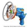 Barn Electric Bubble Machine Automatisk Giant Dinosaur Bubble Blower Bubble Blowing Toy Barn Bubble Gun Summer Outdoor Toys 240410