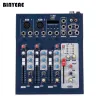 Mixer mini audio mixer f4 console di miscelazione piccola 4 canale