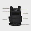 Regulowany armia Outdoor CS Game Airsoft Training Jacket Molle Tactical Vest Military Combat Body Armor Vests Security Hunting 240408