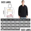 Herren Hoodies Sweatshirts Herren Outdoor Elektrische USB -Heizung Pullover Männer Winter Warm erwärmte Kleidung Ladung Hitze Jacke Sportswear DHN2s