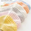 Barnstrumpor Lawadka 0-24m Baby Boys and Girls Socks Summer Mesh Thin Newborn Socks Non Slip Pure Cotton Preschool Baby Socks Q240413