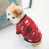 Vêtements pour chien vestes en toison d'automne et d'hiver pulls chauds manteaux de Noël petit chat de taille moyenne