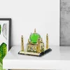 Modelo de mezquita en miniatura en miniatura Modelo de arquitectura de la mezquita Mesa casera islámica Collectible Holiday Decor Supply 240403