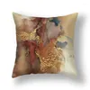 Oreiller 45x45cm nordique INS Abstract Gold Blue Marble Print Cover Sofa Office Sage Lumbar Home Decoration