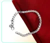 Nieuwe ronde armband toegevoegd Brand Sterling Silver Compated Bracelet Nieuwe aankomst Fashion Men and Women 925 Silver Bracelet SPB1574520828