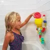 Giochi da bagno Qwz Nuovo Montessori fai -da -te Giorini da bagno Rapk Acqua Giochi a rotazione del getto d'acqua giocattolo da bagno per bambini per bambini da 1 a 4 anni 240413 240413