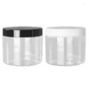 Bouteilles de rangement 10pcs pots en plastique vides 400 ml dia.89 mm Emballage argent clair noir blanc marron