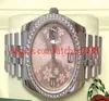 Lady Watch Datejust 36mm 116244 Diamond Bezel Dial Stainless steel PINK FLOWER Women Automatic Movement Watches2441261
