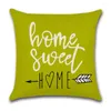 Pillow Square Home S dessin animé pour canapé 2024 Style mignon Cover Decorative Cover Luxurious Simple Nordic E1699