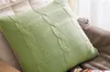 枕アクリル繊維手作りカバースクエアピローケース45x45cmソファリビングルームスロー枕の家の装飾