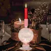 Candle Holders Glass Holder Tealight Stand: Candlestick Wedding Candlelight Dinner Centerpiec Centerpiec