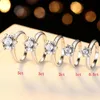 GRA Certified 1-5CT Ring VVS1 Lab Diamond Solitaire Pierścień dla kobiet obietnica obiecują