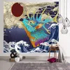 Tapestries Japanese Blanket Big Tapestry Whale Arowana Dragon Phoenix Totem Wall Hanging Bohemian Bed Home Decor