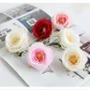 Decoratieve bloemen 5 stks 8cm Artifical Rose Head Diy Fake voor bruidsmuur Decoratie Bridals Party Supplies