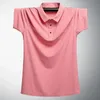 Plus taille 9xl 8xl hommes polos d'été de haute qualité homme de haute qualité à manches courtes en soie de soie