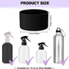 Storage Bottles Skincare 500ml Containers Leakproof Glass Spray Bottle Portioning Silicone Sleeve Refillable