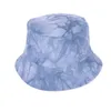 ワイドブリム帽子新しいネクタイバケツダブルサイドウェアハットアボカドゼブラカウプリントパック可能屋外サンフィッシャーマンキャップ