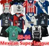 2023 2024 Mexican Super League Pachuca Soccer Jersey 2023 Home White Pocho E.Sanchez K.Alvarez Cabral Shirt League League Owd