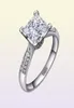 Yhamni 100 Solid 925 zilveren ringen Fijne sieraden Big Sona CZ Diamond verlovingsringen voor vrouwen Ring Maat 4 5 6 7 8 9 10 3779926