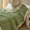 Blankets Fleece Velvet Bed Plaid Autumn Winter Warm Sleeping Blanket Double Soft Comfortable Thick For Cozy Warmth