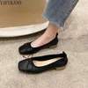 Kledingschoenen 2,5 cm vierkante lage hak hoge hakken zacht lederen oma zool comfort zwart werk elegante damespompen 2024