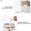 Humidifiers USB Aroma Diffuser Crystal Stone Electric Ultrasonic Oil Diffuser Aromatherapy Air Humidifier with 7 Color LED Light