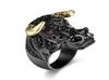 BC Big Head Cow Design New New Animal Ring Black et GoldColor Bijoux à la mode pour design de fête Rings de mode de qualité supérieure2398840