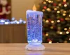 Party Decoration Rotating Color Changing Glitter LED Romantic Crystal Candle Light 300ML Candles Lights Flameless Smooth Flicke5210047