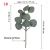 Fleurs décoratives 1 / 3pcs plante artificielle eucalyptus branches de fruits bricolage accessoires de couronne