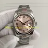 26 stile 904L Acciaio con Box Ladies orologi vere foto donne 31mm 178240 quadrante rosa giallo oro 278273 braccialetto giubileo pieghevole orologio da polso automatico