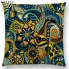 Подушка Paisley Mandala Декоративное рисунок цветочные растения национальный стиль Geometry Stripe Dream Good Cover Dofa Корпус