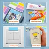 Adhesive Stickers Wholesale Assorted Colors Waterproof Removable Labels Self-Adhesive Rectangar Water/Oil/Tear Resistant For Food Cont Otmio