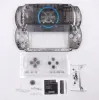 Zubehör klare Kristallfarben für PSP3000 PSP 3000 3004 Game Console Shell Ersatz Full Housing Cover Hülle mit Tasten Kit