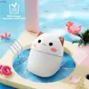 Humidifiers 250ml Air Humidifier Cute Kawaiil Aroma Diffuser With Night Light Cool Mist For Bedroom Home Car Plants Purifier Humificador