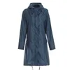 Pluie Pause Poncho étanche élégant pour femmes Smely Womens avec capuche et poches 231025 Drop livraison sports à l'extérieur Dheod extérieur athlétique