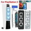 Fans for PS5 Console External Host Host Fan مع LED LED Soys System Fan Cooler Fan لـ PlayStation 5 Discdigital Edition