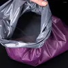 Torby do przechowywania 50pcs torba kurierska fioletowa samowystarczająca samoprzylepna plastikowa poczta pocztowa poczta może być logo