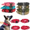 Dog Collars Military Tactical Collar With Control Handle Adjustable Nylon For Medium Large Dogs German Shepard Walking Training T9I002614