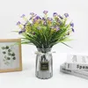 Decoratieve bloemen Kunstmatige outdoor UV resistent plastic nep groene struiken planten bulk voor huis binnen tuin raam veranda potten decor