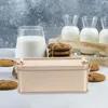 Opslagflessen koekjess blikken met deksels voor cadeau geven koekjes potje lege kleine kerst metalen container