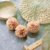 Decorative Flowers Fake Flower Coffee Color Single Head Dandelion For Home Decor Wedding Room Party Decorations Accessories DIY Artificial