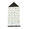 Storage Boxes Christmas Advent Calendar Wall Mounted Wardrobe Organizer Jewelry Toys Hang Bag Pouch Sundries Hangi X5A1