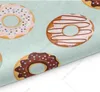 Mats tapetes Donuts Patterns Placemats Conjunto de 4 Placemat Placemat Place à prova d'água para decoração de jantar em casa 18x12 em