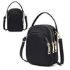 Sacs à bandouliers Fashion Fashion Crossbody Fody Hlipper Phone Mobile Sac Lady Femme Femme Multifiset Handbag-Hrist Purse Cell