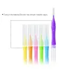 2024 Interdental Brush 1-formad ortodontisk tandborste interdental ortodontisk tandrengöring Interdental Brush 10/Box Interdental Brush för